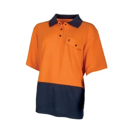 Picture of Tru Workwear, Womens S/S Hi-Vis Polo Shirt